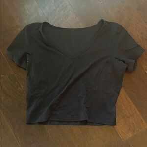 Lululemon Black Women's crop Top